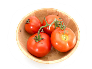 tomatoes isolated
