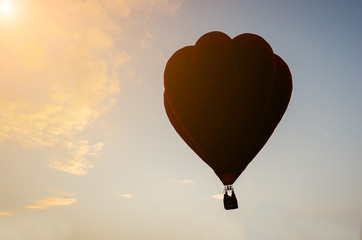 hot air balloon flying in the sky - a symbol of freedom