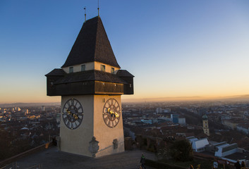Grazer Uhrturm, Wahrzeichen der Stadt Graz