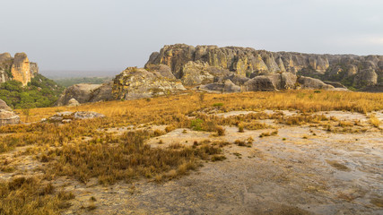 Rocky landscape in Isalo National Park, Madagascar