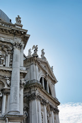 Fototapeta na wymiar The Basilica Santa Maria della Salute in Venice