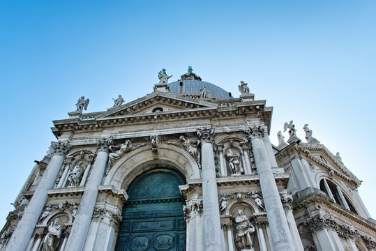 The Basilica Santa Maria della Salute in Venice