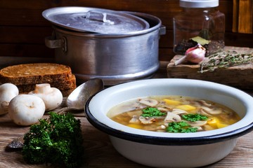 mushroom soup.