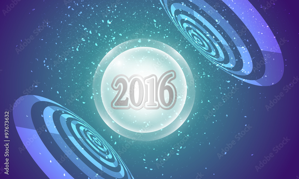 Poster vector abstract background and new year symbol