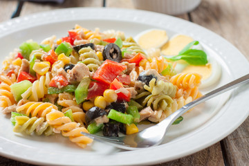 Italian pasta salad © Ramon Grosso