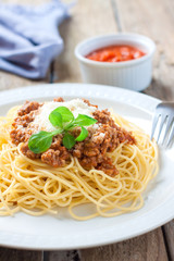 Italian pasta bolognese