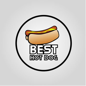 Best hot dog icon