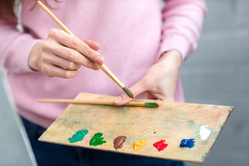 Naklejka premium The palette of colors