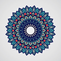 Mandala. Vintage decorative elements. Oriental pattern, vector illustration. Islam, Arabic, Indian, turkish, pakistan, chinese, ottoman motifs - 97674674