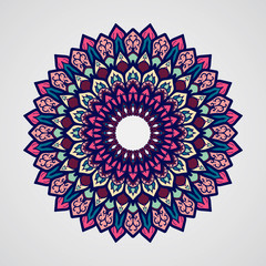 Mandala. Vintage decorative elements. Oriental pattern, vector illustration. Islam, Arabic, Indian, turkish, pakistan, chinese, ottoman motifs - 97674690