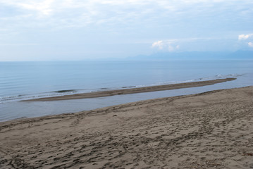 Double natural beach