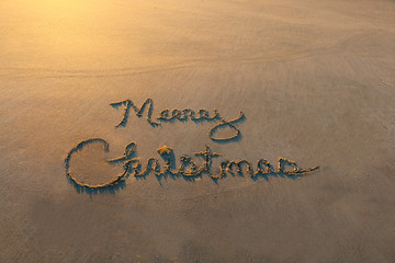 Merry Christmas in Sand