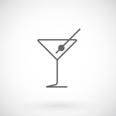 Martini glass icon