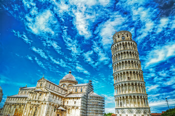 world famous Piazza dei Miracoli in Pisa