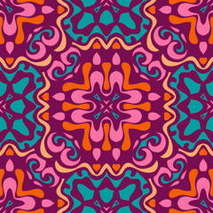 Colorful Festive Abstract  Vector Pattern