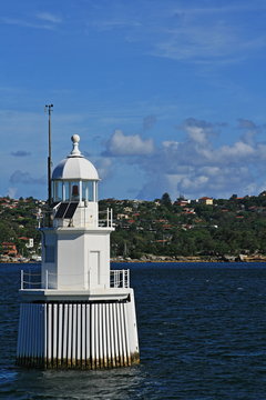 Small lighthouse in Sydney Harbor Australia