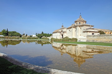 Fototapeta premium La Cartuja monastery now a Modern art museum in Sevilla Spain