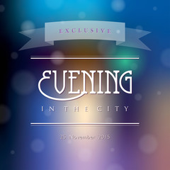 Abstract vector bokeh blur background