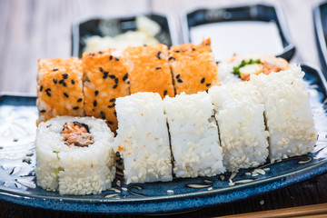 California vegetarian rools, japanese cuisine