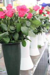 Flower shop,Bolhao old market in Porto, Portugal