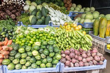 fruit shop from market in Sebaco, Nicaragua