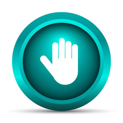 Obraz premium Stop icon