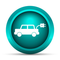 Obraz premium Electric car icon