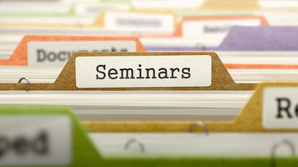 Seminars on Business Folder in Catalog.