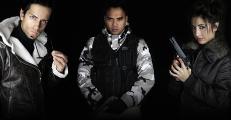 Three special agents