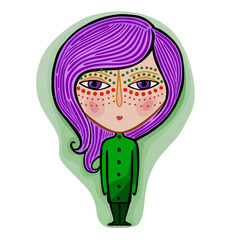 virgo - decorative zodiac sign