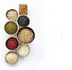 Different kinds of Grains, five grains