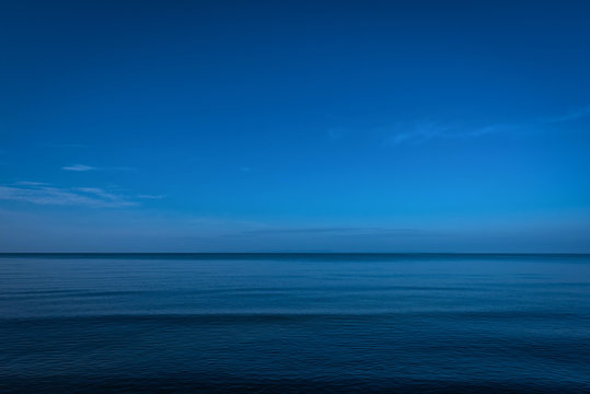 Fototapeta Calm ocean in twilight