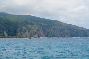 Marina di Camerota coast landscape, Cliento