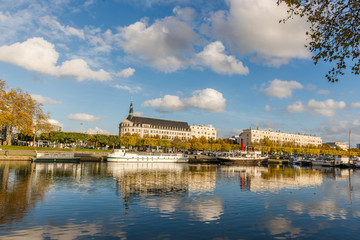 Fototapeta premium Train Station. Nantes. France.