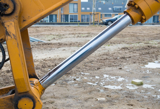 excavator closeup