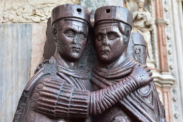 Two of the Portrait of Four Tetrarchs