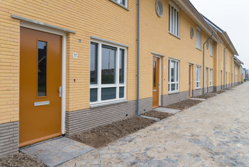 newly build houses