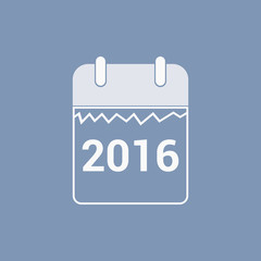illustration of Happy new year 2016