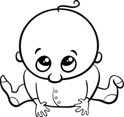 cute baby coloring book