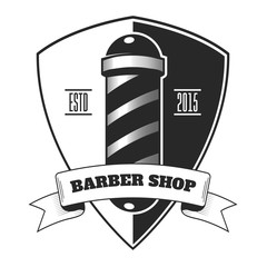 Barber Shop emblem, vintage style