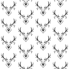 Christmas Deer pattern