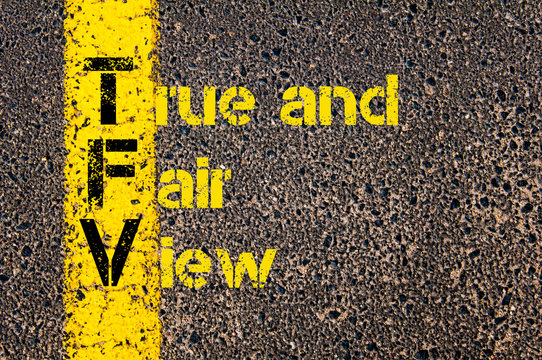 Accounting Business Acronym TFV True and Fair View