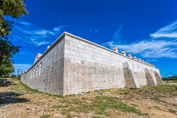 Medieval building Maskovica Han in Croatia