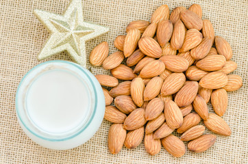 Almond milk.