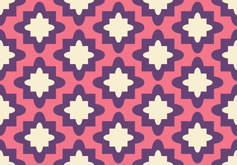 Abstract vintage tile pattern.Vector background