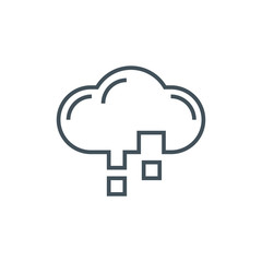 Cloud, internet icon