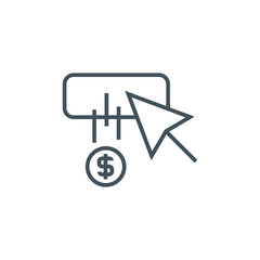 Pay per click icon