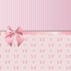 Rose Quartz flower seamless pattern