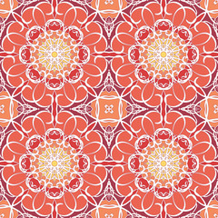 Abstract vintage pattern. Good for tiles, printing on paper and fabric.