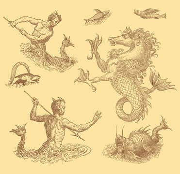 Monsters art illustration